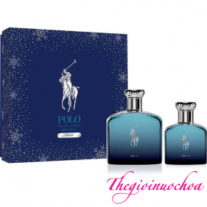 Bộ quà tặng Ralph Lauren Polo Deep Blue Parfum Spray / Vaporisateur 125ml &  40ml - Ralph Lauren